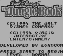 Image n° 4 - screenshots  : Jungle Book, The